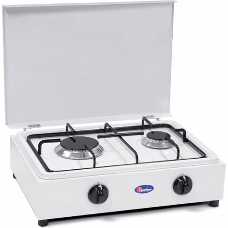 Fornello a Gas Gpl / Metano 2 Fuochi con Piano Estraibile mod. 200GP Gpl (1/3)
