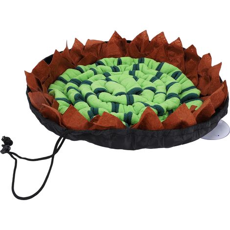 Tapis de reniflage pour animaux de compagnie, multifonctionnel, en peluche, facile à nettoyer, interactif, alimentation lente, pour la maison (1/5)