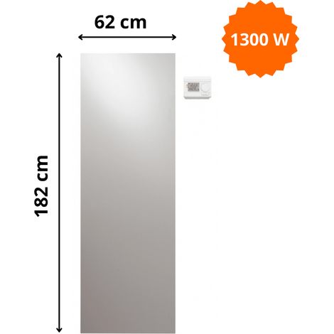 Radiateur électrique Niva Vasco H. 182 x L. 62 cm vertical (1/5)