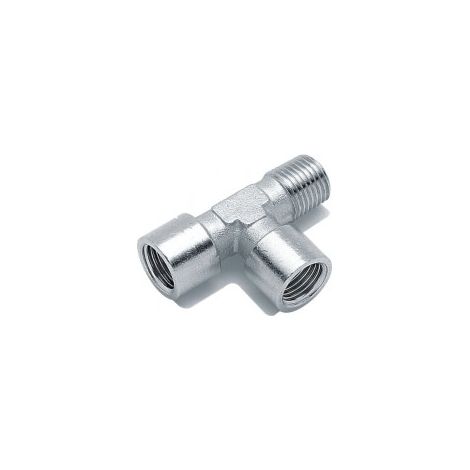 RACCORDO A T FILETTATO FFM 1/8" 1/4" 3/8" 1/2" 3/4" 1/4"