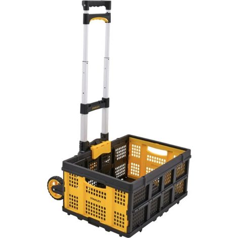 Stanley XMS26TROLLEY Folding Hand Truck Trolley with Basket