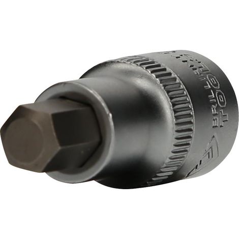 BRILLIANT TOOLS  Vaso de  impacto  hexagonal interior  de 1/2"  55 mm  de largo  10 mm  - BT022864 (1/4)