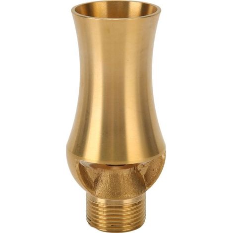 Buse De Fontaine - Cuivre - Pulvérisation Directionnelle 90° - Pour Bassin Jardin Piscine - 9,5 Cm - G1/2 G3/4 (1/5)