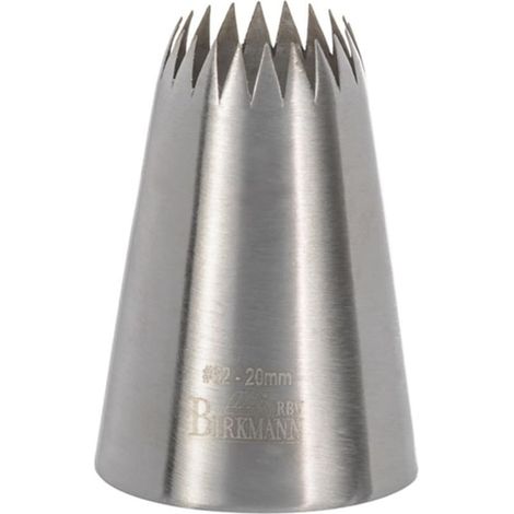 Douille étoile française 20 mm Plastique Gris 5 x 3 x 2 cm