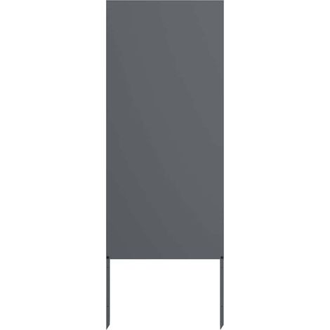 Panneau décoratif de jardin Autre Anthracite 50 x 140 cm CFW271925 (1/5)