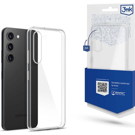 Custodia trasparente 3mk per Samsung Galaxy S23+