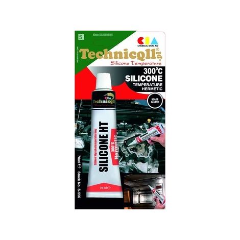 Joint haute température Technicqll noir 70 ml - Joint haute température
