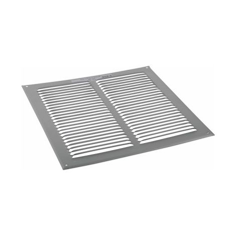 Anjos Ventilation – Grille aération VMC aluminium anodisé – Forme carrée 200 x 200 mm – Modèle à auvent pour ventilation efficace – Installation facile