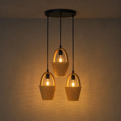 Lampada da soffitto Plafond Dsc M LEDME con alimentatore 3XE27 (1/3)