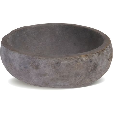 Lavabo in pietra di fiume STONE - Colore grigio (1/3)