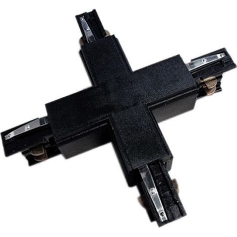 Connecteur X Rail Triphasé - Noir - SILUMEN (1/2)