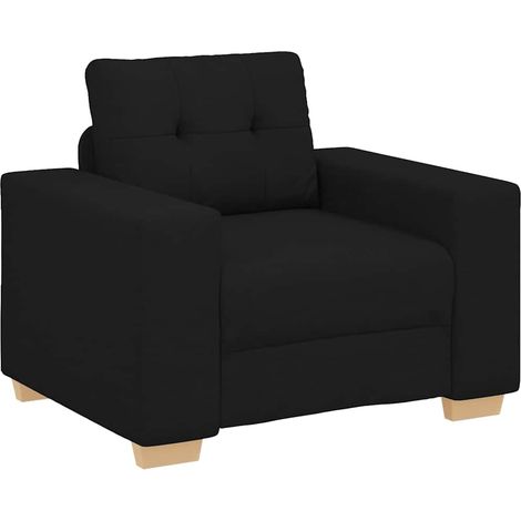 Maison Exclusive - Divano Sedia Nero 100x78x80 cm in Tessuto (1/5)