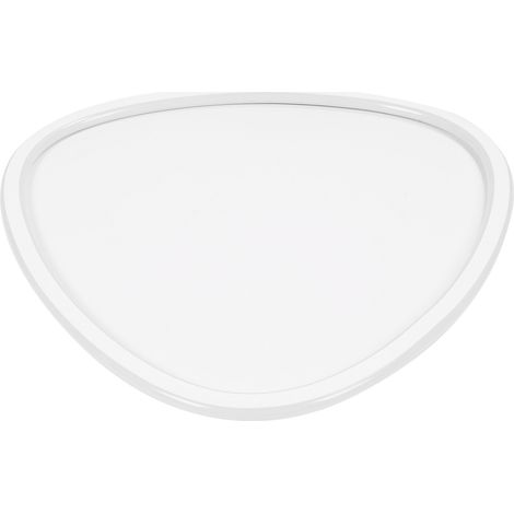 Plafonnier LED triangulaire moderne à intensité variable avec télécommande via application pour chambre ou salon, 40 cm / 15,7 pouces (1/5)