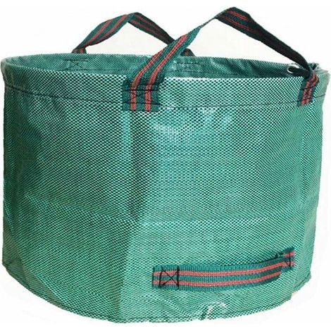 Garden Waste Bag, Green Devils, Waterproof, Sturdy, with Handles for Outdoor Garbage Bags and Garden Weeds (1/5)