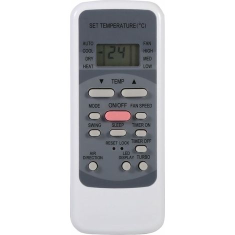 Telecomando di ricambio per condizionatore d'aria, telecomando universale per condizionatore d'aria per Midea serie R51 R51/E R51/CE R51M/CE R51D/E R51M/BGE R51M/BGE