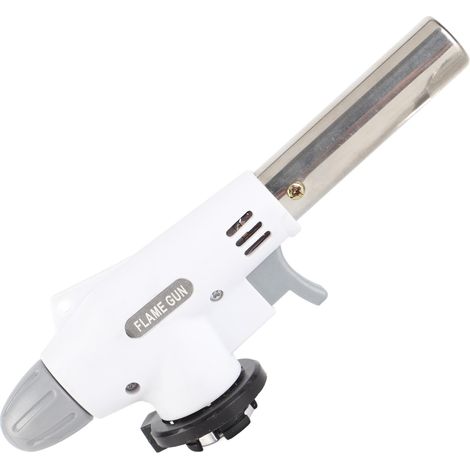 Pistolet allume-feu de cuisine, chalumeau réversible à 360°, outil de cuisson pour barbecue, camping et plein air (1/5)