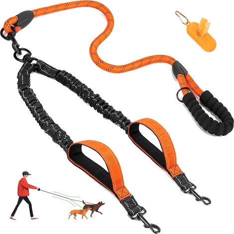 Laisse de traction pour deux chiens (1/5)