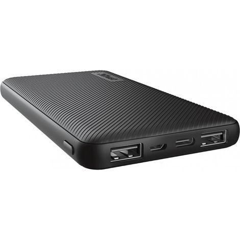 Powerbank Trust Primo 10000Mah Eco Schwarz (1/4)