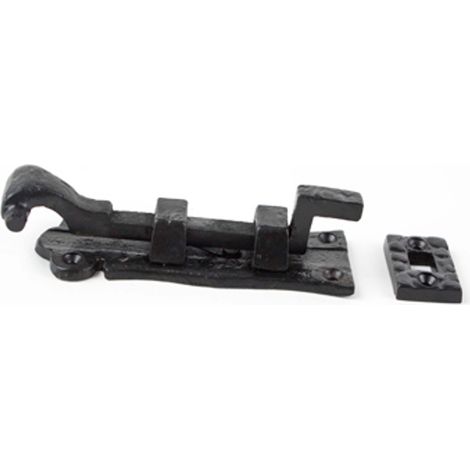 Black Antique Door Bolt - Necked 102mm / 4" - Box of 5