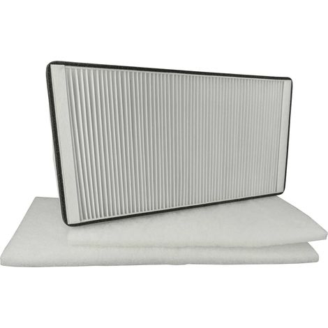 vhbw Air Filter Set compatible with Helios KWL EC 450 ECO, 450 PRO, 450 W, 500 ECO, 500 PRO, 500 W Ventilation Devices - 3-Part Kit