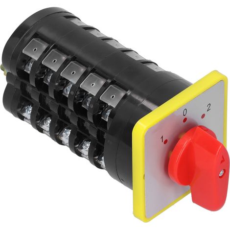 Commutateur rotatif à 3 positions, transfert universel, fournitures industrielles LW5D-16D1369/5, 110-500 V, 16 A (1/5)
