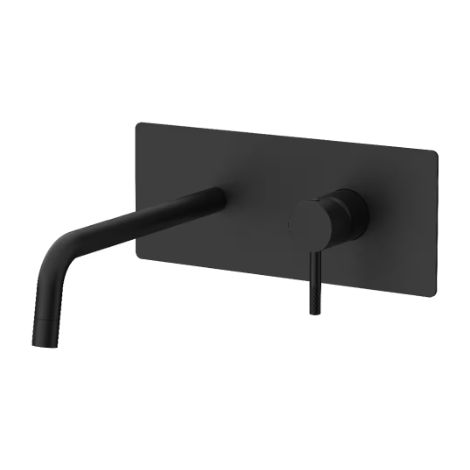 Set esterno nero per miscelatore incasso lavabo, bocca 248mm. Paffoni serie Jolly JLBOX106NO Nero (1/2)