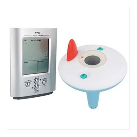 Thermomètre de piscine sans fil - rayon max de 30m