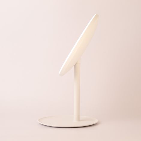 Miroir LED Pliable Grand Angle 2027 Rechargeable Bureau Coiffeuse Cadeau Femme Élégant (1/5)