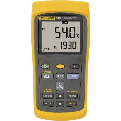 Fluke 54IIB 50HZ Temperatur-Messgerät -250 - +1767 °C Fühler-Typ E, J, K, N, R, S, T (1/2)