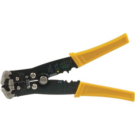 SW-Stahl 42410SB Abisolierzange automatisch I Abmantler selbsteinstellend für 0,2-6 mm² I Kabel Abisolierwerkzeug mit Drahtabschneider I Abmantelungswerkzeug I Abisolierzange für Kabel