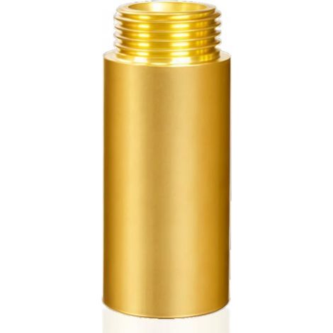 Brass tap extension rod G1/2" x 50 mm, universal threaded adapter.High quality enhances quality of life. (1/5)