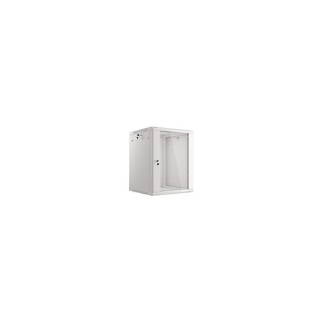 ARMARIO LANBERG MURAL RACK 19 15U 600X600 FLAT PACK GRIS PUERTA CRISTAL