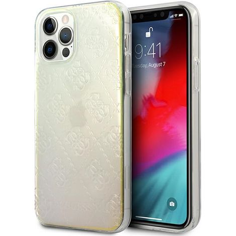 Hülle für iPhone 12 Guess 4G 3D-Muster Opal (1/5)