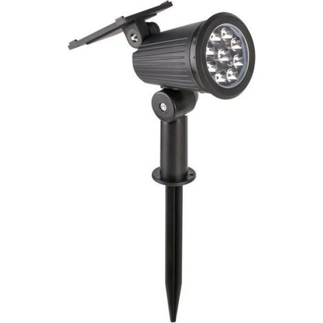 Projecteurs Solaires - 9 LED - IP65 Étanche - Réglable 180° - Pour Jardin Cour Allée Extérieur - 2 Pièces (1/2)