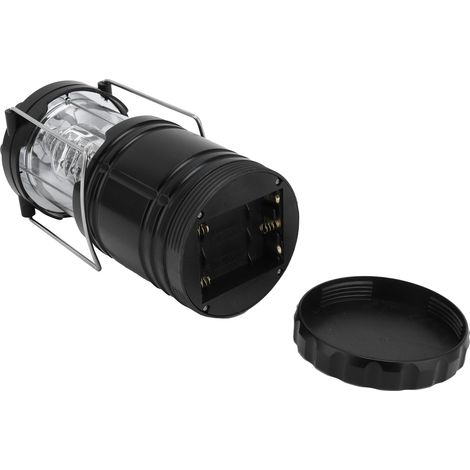 Lampe de tente portable avec 30 LED, alimentée par batterie, lampe de camping, projecteur extérieur, éclairage de secours. (1/5)