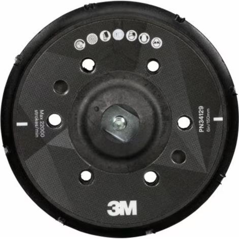 Plateau de lustreuse orbitale 3M Perfect-It 150mm