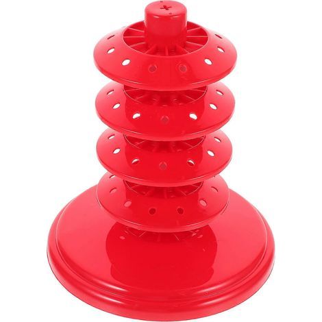 Présentoir à sucettes réutilisable, support de bureau, accessoires pour sucettes-17.00X13.50X13.50CM-Red (1/4)