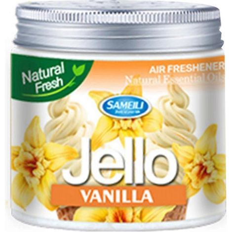 Désodorisant parfumé pour voiture 220g Jello, senteur vanille, aromathérapie (1/5)