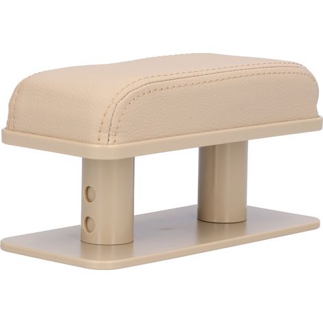 Verstellbare linke Armlehne fürs Auto, Ellbogenstütze, Anti-Ermüdungskissen, rutschfest, für den Fahrzeuginnenraum (Beige) (1/5)