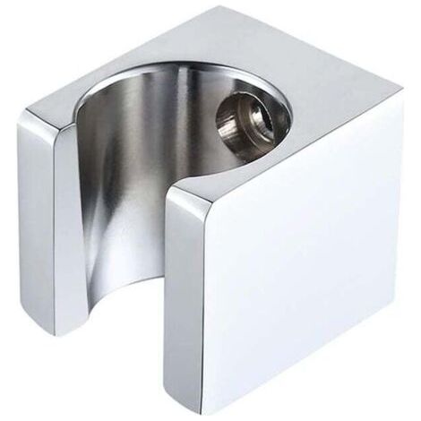 Support Douche Tout en Laiton Support Douchette Mural Support Pommeau de Douche pour Baguette de Pulvérisateur à Main Pour Salle de Bain Chrome