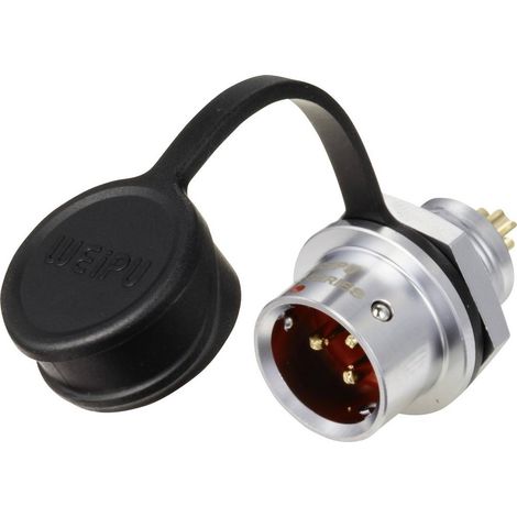 circulaire mâle, droit Ø 12 3 pôles 250 V/AC 13 A IP67 Push-Pull Weipu SF1212/P3 (1/3)