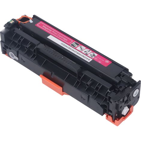 Cartouche de toner magenta CC533A de remplacement pour unité de tambour 304A pour imprimantes Color LaserJet CM2320 MFP et Color LaserJet série CP2025. (1/5)