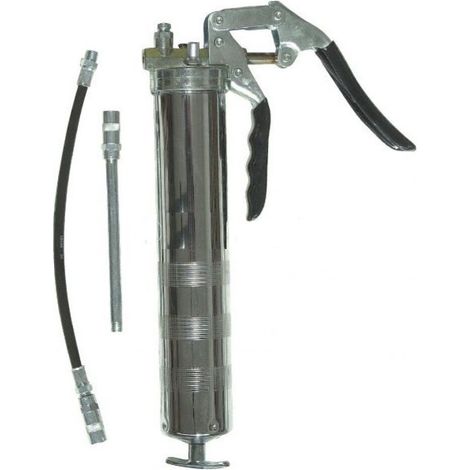 INGRASSATORE A LEVA A UNA MANO +TUBO+TESTINA 400GR POMPA GRASSO