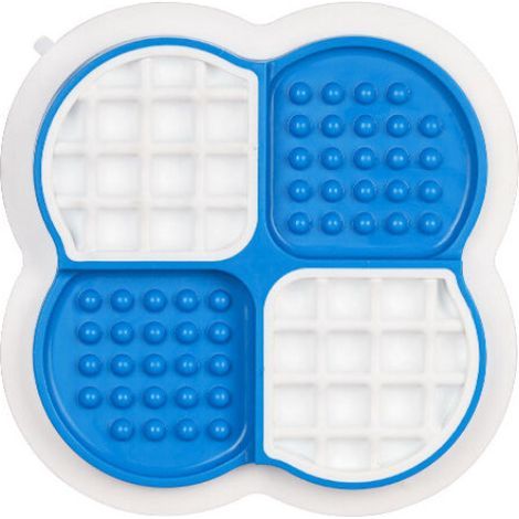 Fressnapf mit Anti-Schlingen-Funktion, interaktiver Fressnapf, für Haustiere, Blau, V (1/5)