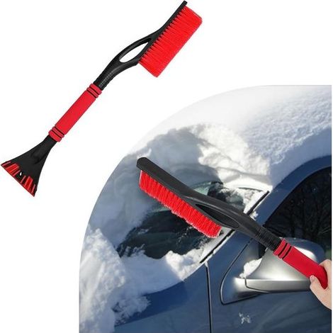 Set neige et glace pour voiture - 67 cm - Grattoir à glace détachable - Poignée ergonomique en mousse - Convient à toutes les voitures (1/5)