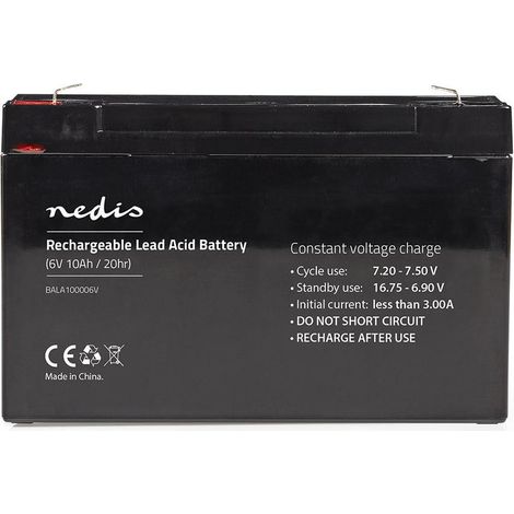 Bateria recargable de plomo acido plomo acido recargable 6v 10000mah