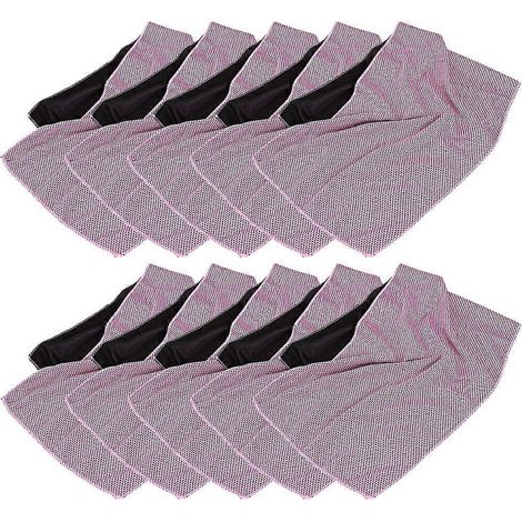 Serviette de sport rose à sensation de fraîcheur, séchage rapide, rafraîchissante pour l'extérieur, serviette glacée pour essuyer la transpiration lors de la course à pied et du fitness (1/5)