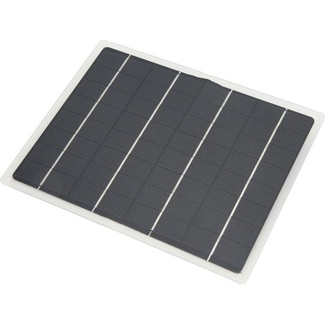 Tragbares 10-W-Solarpanel-Ladegerät mit zwei USB-Anschlüssen für Wohnmobile und Autos (1/5)