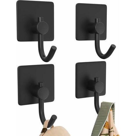 No-drill, metal, wall-mounted kitchen towel rack. (1/5)