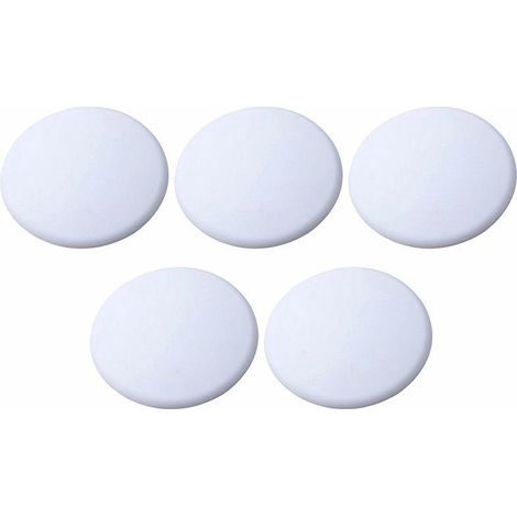 Filiyano-Butée de porte intérieure - Lot de 2 - Adhésif 3M intégré - Diamètre 4 cm - Blanc - Protection de porte - Butée de porte en silicone (1/3)